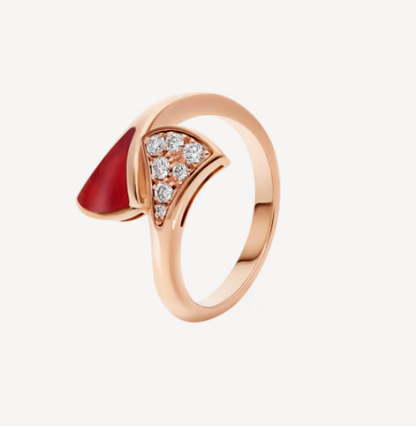 [⭐Hevara Jewelry]DREAM RING PINK GOLD DIAMOND