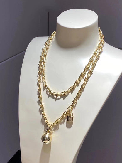 [Hevara Jewelry]HARDWEAR WRAP NECKLACE
