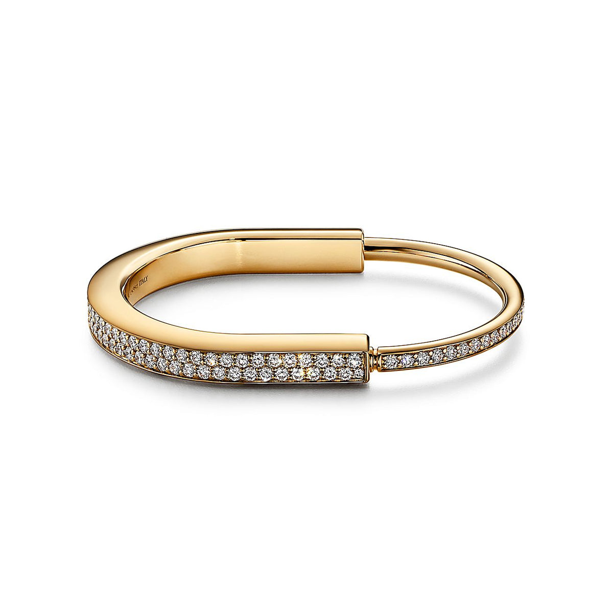 [Hevara Jewelry]LOCK BRACELET DIAMOND PAVED