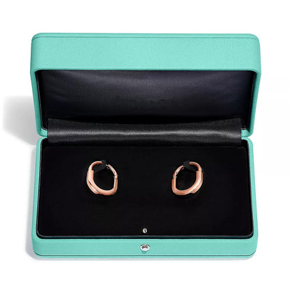 [Hevara Jewelry]LOCK MEDIUM DIAMNOND EARRINGS