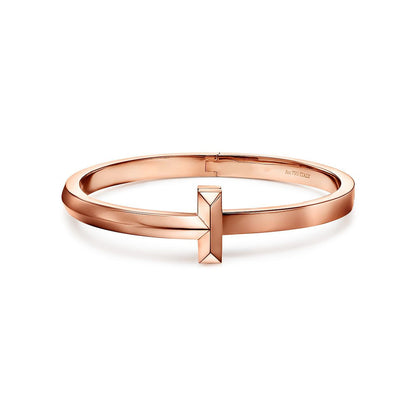 [Hevara Jewelry]T1 WIDE HINGED BANGLE BRACELET