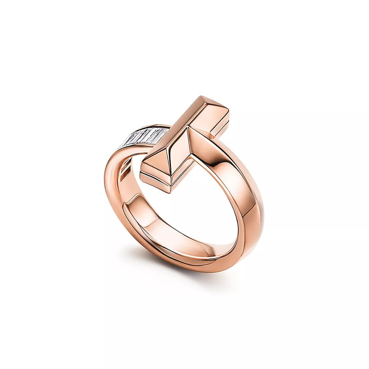 [Hevara Jewelry]T1 WIDE 4.5MM DIAMOND RING
