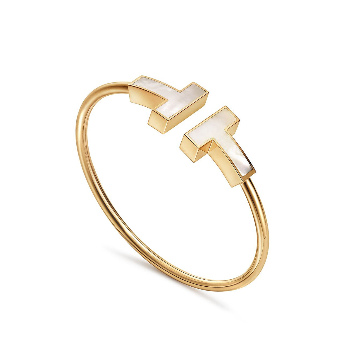 [Hevara Jewelry]T WIDE MOP OPEN BRACELET