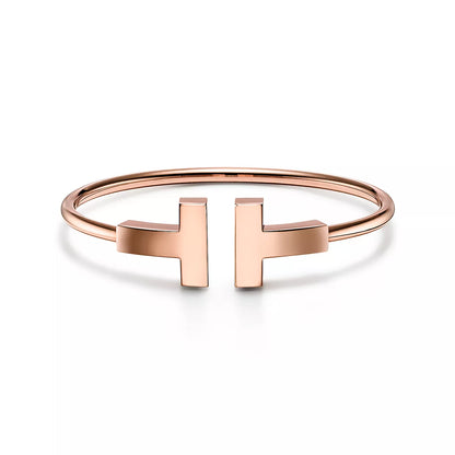 [Hevara Jewelry]T WIDE WIRE BRACELET