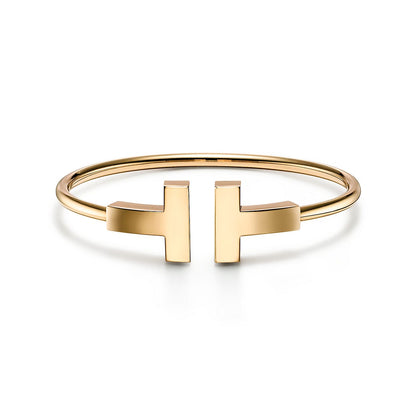 [Hevara Jewelry]T WIDE WIRE BRACELET