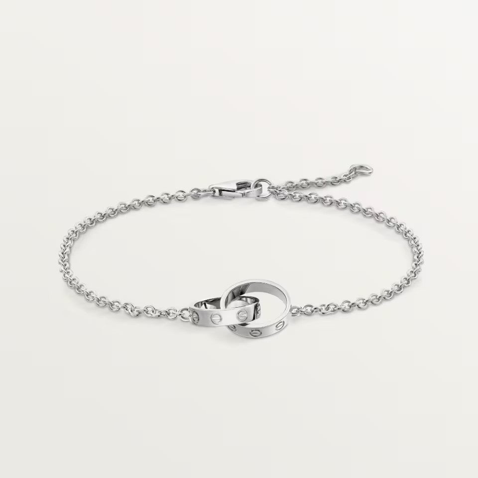 [⭐Hevara Jewelry]LOVE BRACELET DOUBLE RING