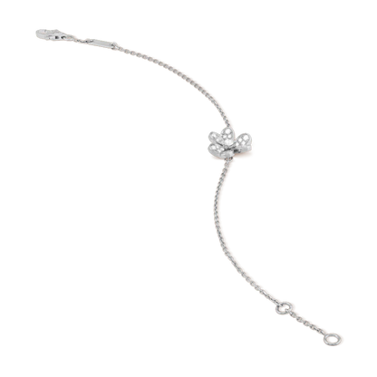 [⭐Hevara Jewelry]FRIVOLE SILVER FLOWER DIAMOND BRACELET