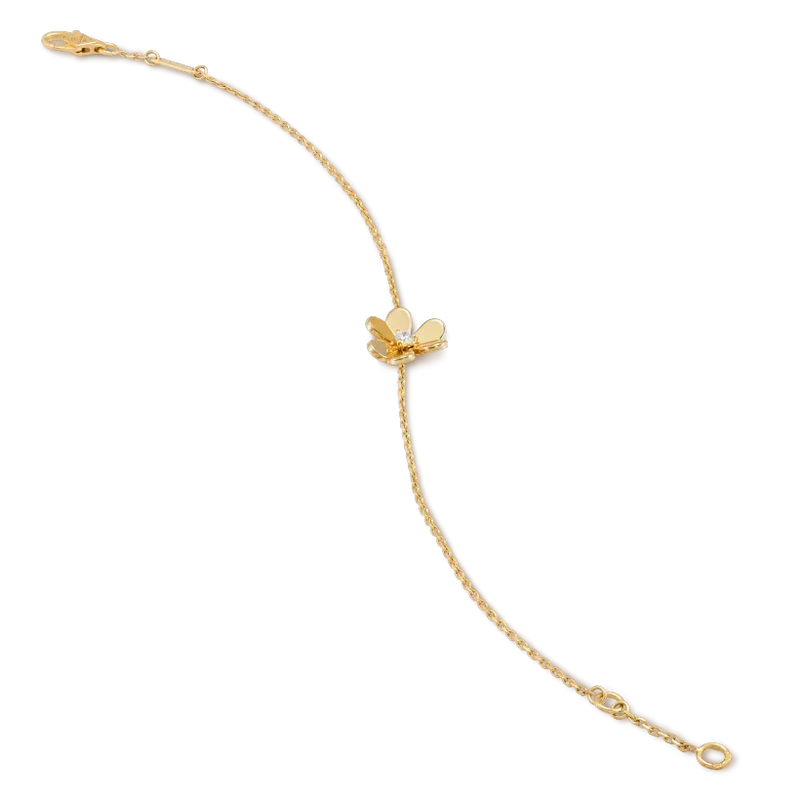 [⭐Hevara Jewelry]FRIVOLE GOLD FLOWER PINK MALACHITE BRACELET