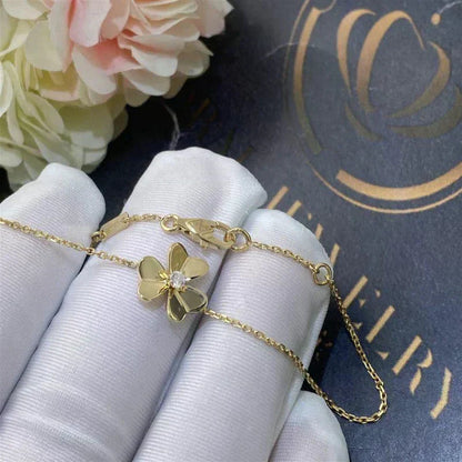 [⭐Hevara Jewelry]FRIVOLE GOLD FLOWER PINK MALACHITE BRACELET