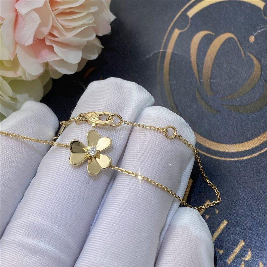 [⭐Hevara Jewelry]FRIVOLE GOLD FLOWER BRACELET