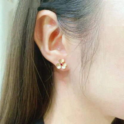 [⭐Hevara Jewelry]FRIVOLE  FLOWER PINK EARRINGS
