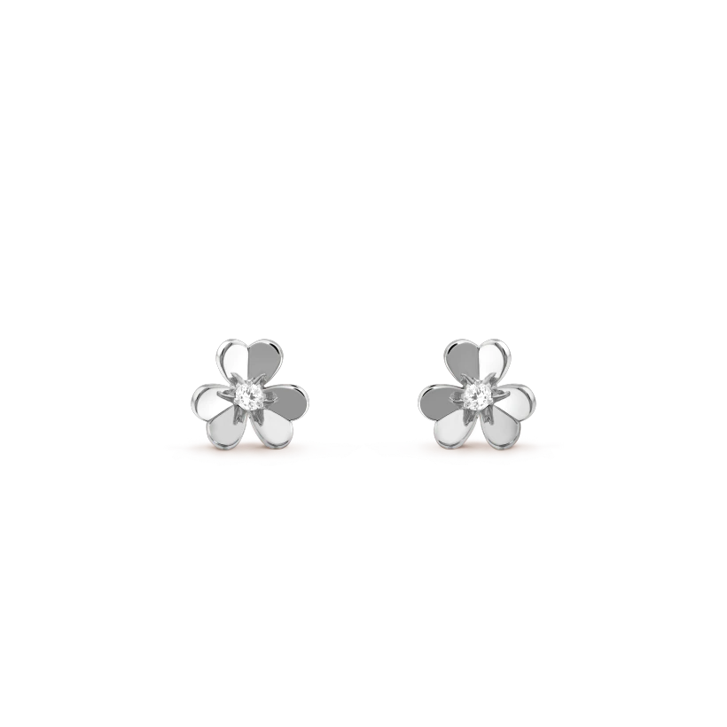 [⭐Hevara Jewelry]FRIVOLE MINI SILVER FLOWER EARRINGS