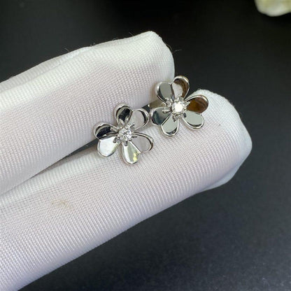 [⭐Hevara Jewelry]FRIVOLE MINI SILVER FLOWER EARRINGS