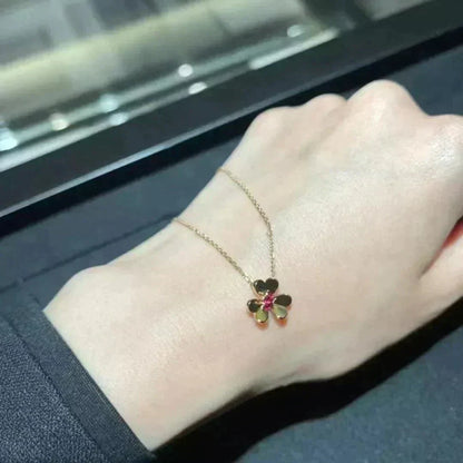 [⭐Hevara Jewelry]FRIVOLE GOLD FLOWER NECKLACE