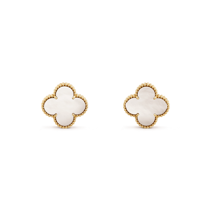 [⭐Hevara Jewelry]CLOVER MINI GOLD EARRINGS