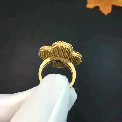 [⭐Hevara Jewelry]CLOVER MALACHITE RING