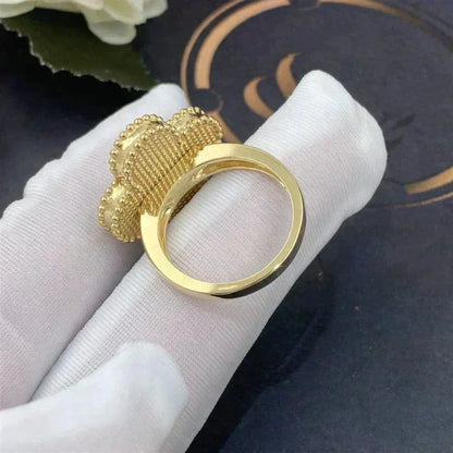 [⭐Hevara Jewelry]CLOVER WHITE MOP RING