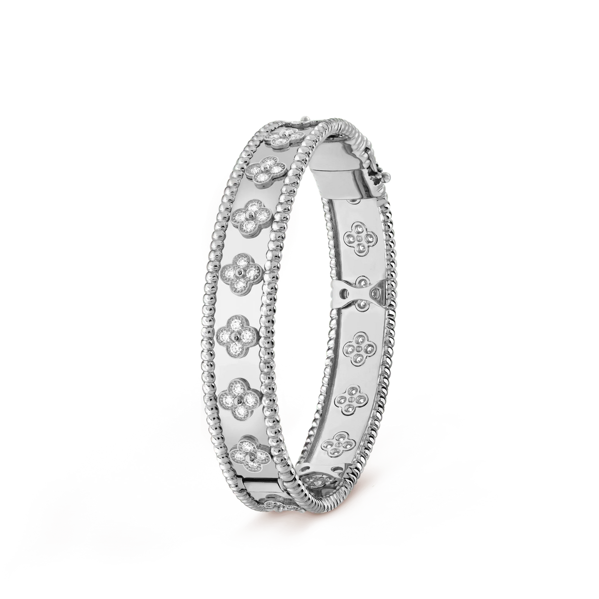 [⭐Hevara Jewelry]CLOVER BRACELET 8MM DIAMONDS