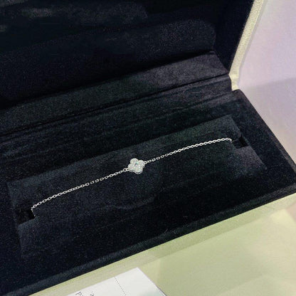 [⭐Hevara Jewelry]CLOVER  SINGLE FLOWER BRACELET SILVER