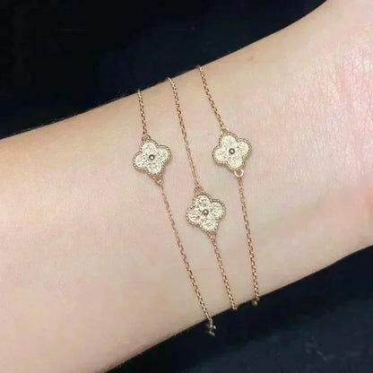 [⭐Hevara Jewelry]CLOVER SINGLE FLOWER BRACELET