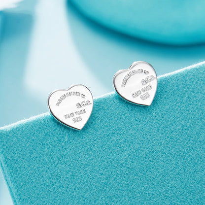 [Hevara Jewelry]RETURN TO TIF LOVE SILVER EARRINGS