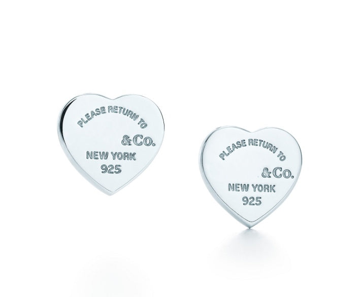 [Hevara Jewelry]RETURN TO TIF LOVE SILVER EARRINGS