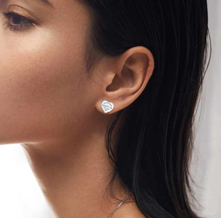 [Hevara Jewelry]RETURN TO TIF LOVE SILVER EARRINGS