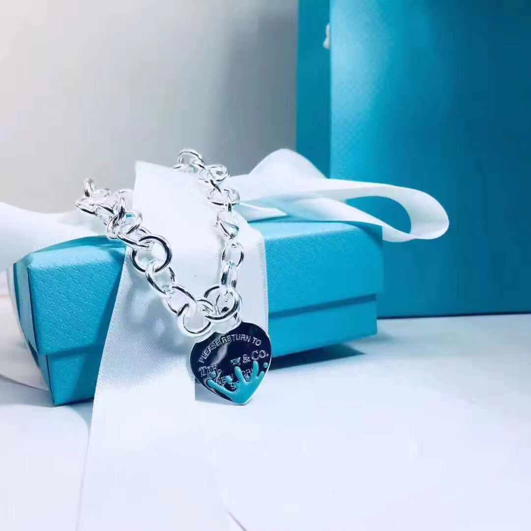 [Hevara Jewelry]LOVE HEART RETURN TO TIF SILVER BRACELET