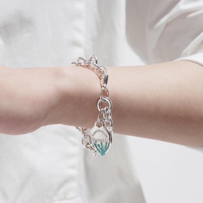 [Hevara Jewelry]LOVE HEART RETURN TO TIF SILVER BRACELET