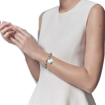 [Hevara Jewelry]LOVE HEART RETURN TO TIF SILVER BRACELET