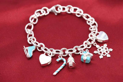 [Hevara Jewelry]CHRISTMAS SILVER BRACELET
