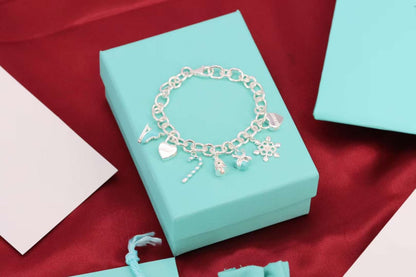 [Hevara Jewelry]CHRISTMAS SILVER BRACELET