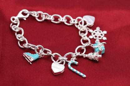 [Hevara Jewelry]CHRISTMAS SILVER BRACELET