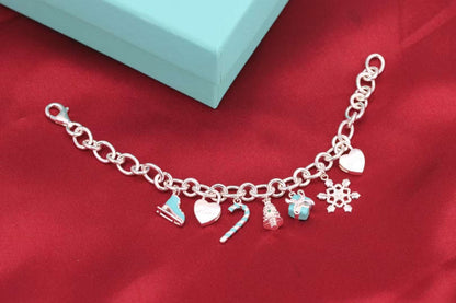 [Hevara Jewelry]CHRISTMAS SILVER BRACELET