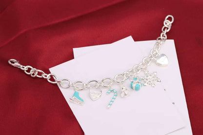 [Hevara Jewelry]CHRISTMAS SILVER BRACELET