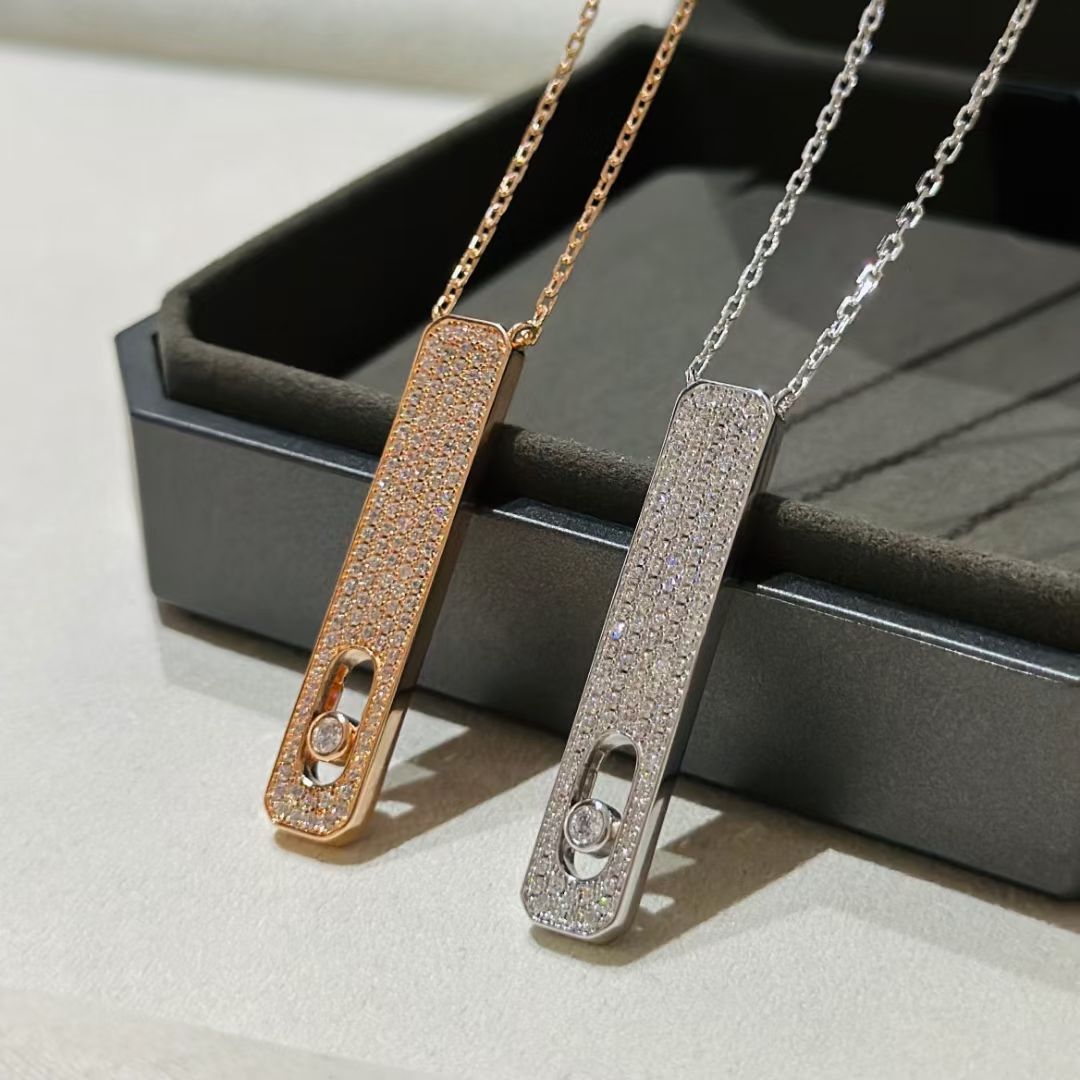 [⭐Hevara Jewelry]MY FIRST DIAMOND PAVED NECKLACE