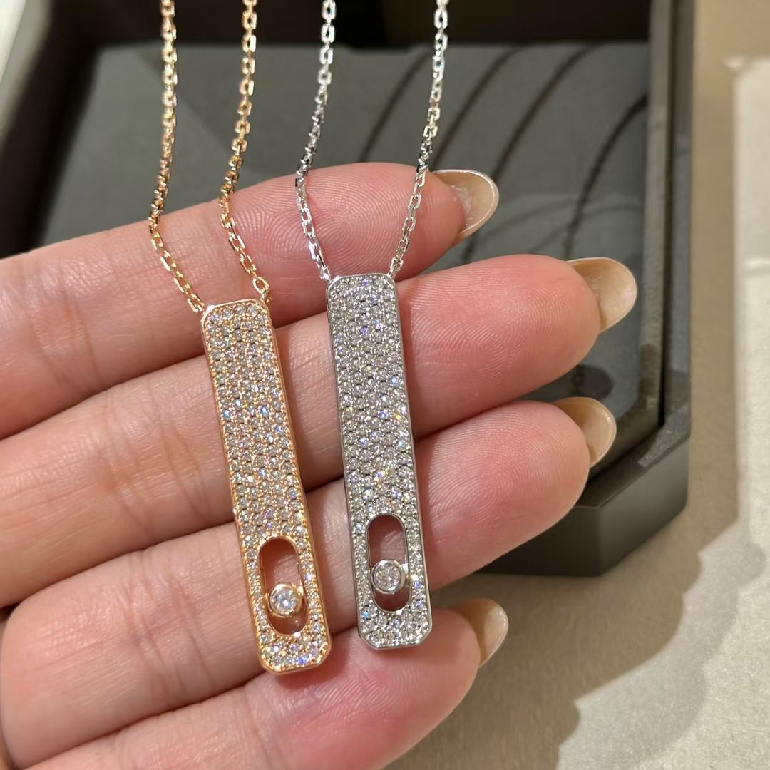 [⭐Hevara Jewelry]MY FIRST DIAMOND PAVED NECKLACE
