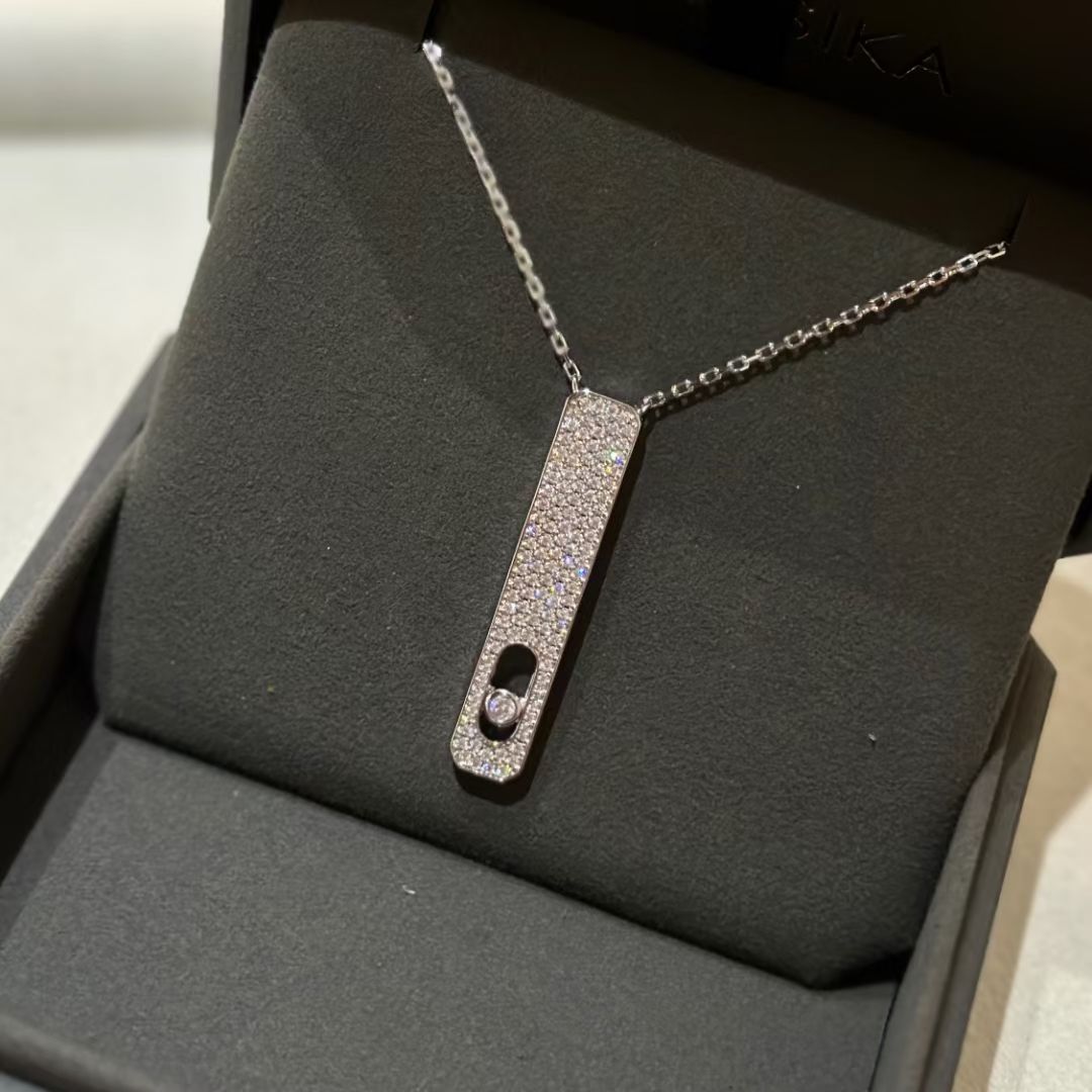 [⭐Hevara Jewelry]MY FIRST DIAMOND PAVED NECKLACE