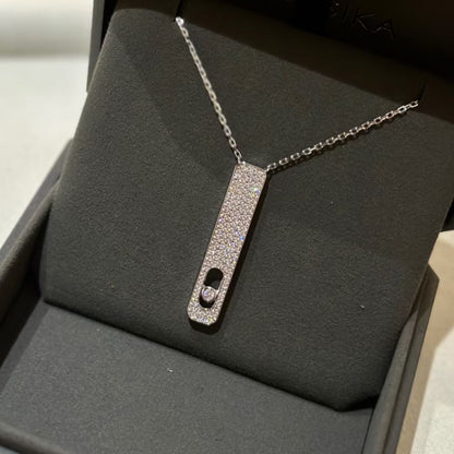 [⭐Hevara Jewelry]MY FIRST DIAMOND PAVED NECKLACE