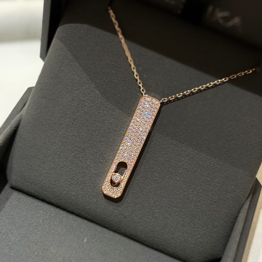 [⭐Hevara Jewelry]MY FIRST DIAMOND PAVED NECKLACE