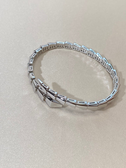 [⭐Hevara Jewelry]SERPENTI VIPER SILVER BRACELET