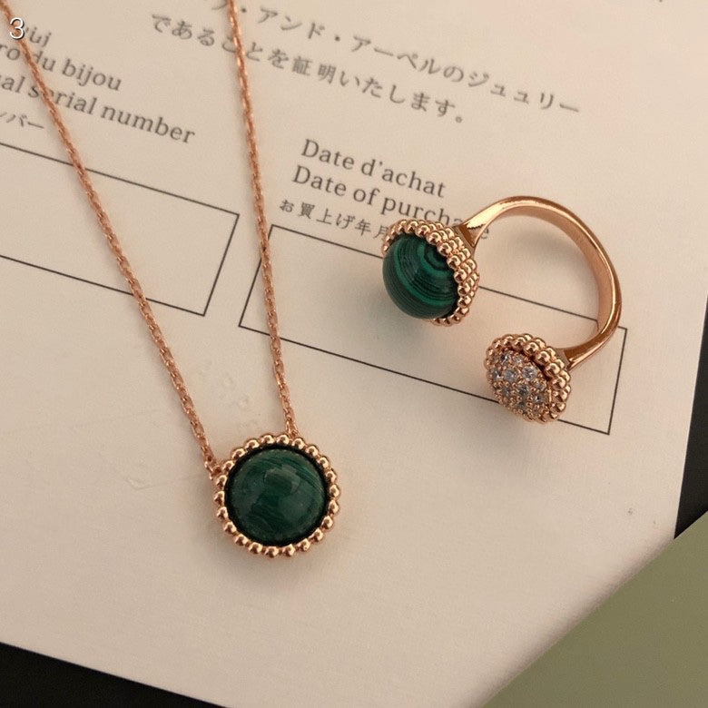 [⭐Hevara Jewelry]PERLEE COULEURS DIAMOND ROSE GOLD BETWEEN THE FINGER RING