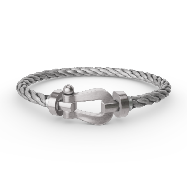 [⭐Hevara Jewelry]FORCE LARGE HORSESHOE NO DIAMOND BRACELET SILVER