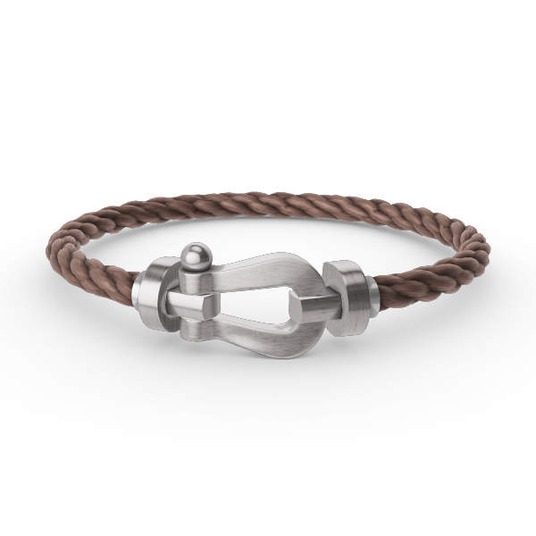 [⭐Hevara Jewelry]FORCE LARGE HORSESHOE NO DIAMOND BRACELET SILVER