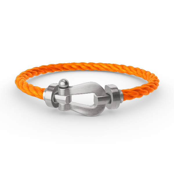 [⭐Hevara Jewelry]FORCE LARGE HORSESHOE NO DIAMOND BRACELET SILVER
