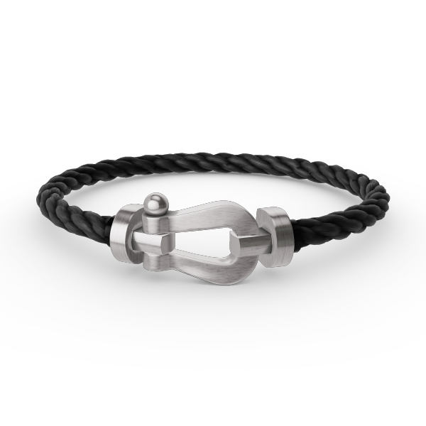 [⭐Hevara Jewelry]FORCE LARGE HORSESHOE NO DIAMOND BRACELET SILVER