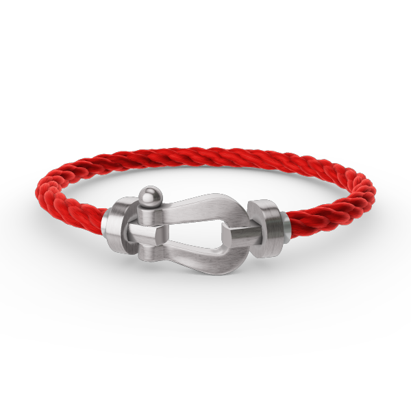 [⭐Hevara Jewelry]FORCE LARGE HORSESHOE NO DIAMOND BRACELET SILVER