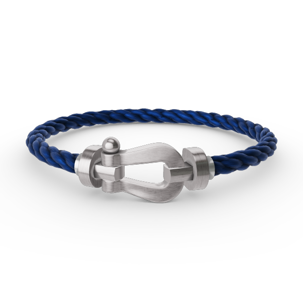 [⭐Hevara Jewelry]FORCE LARGE HORSESHOE NO DIAMOND BRACELET SILVER