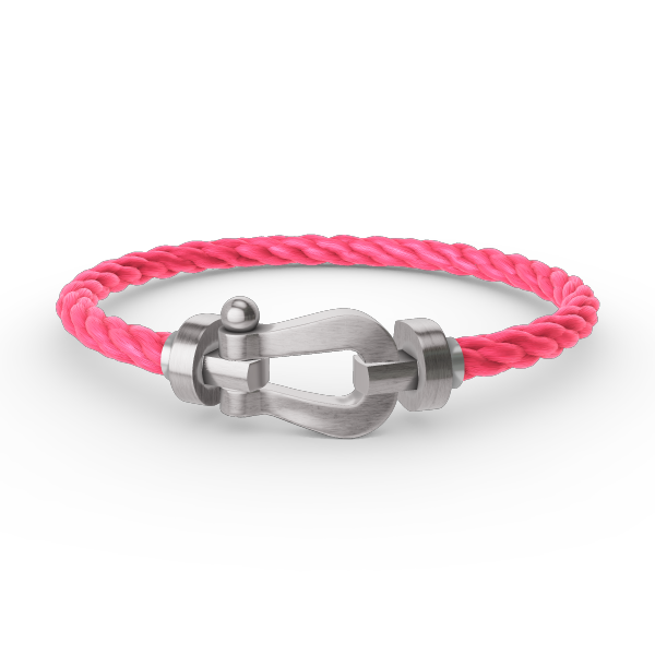 [⭐Hevara Jewelry]FORCE LARGE HORSESHOE NO DIAMOND BRACELET SILVER