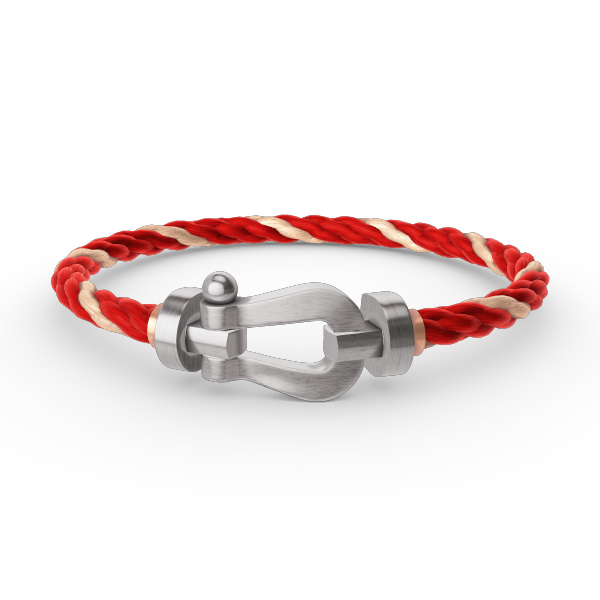 [⭐Hevara Jewelry]FORCE LARGE HORSESHOE NO DIAMOND BRACELET SILVER